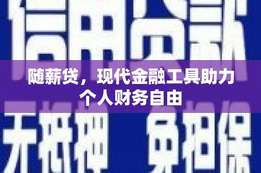 沂南随薪贷，现代金融工具助力个人财务自由