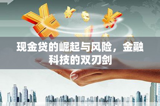 沂南现金贷的崛起与风险，金融科技的双刃剑