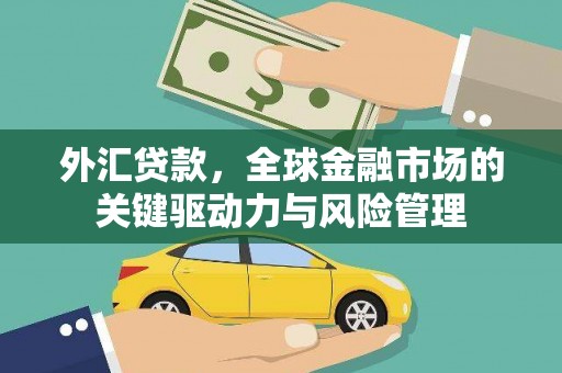 沂南外汇贷款，全球金融市场的关键驱动力与风险管理
