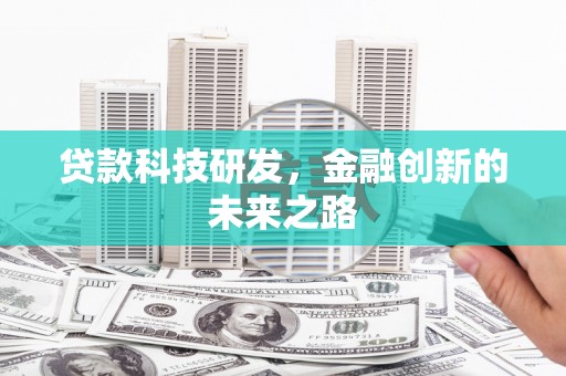 沂南贷款科技研发，金融创新的未来之路