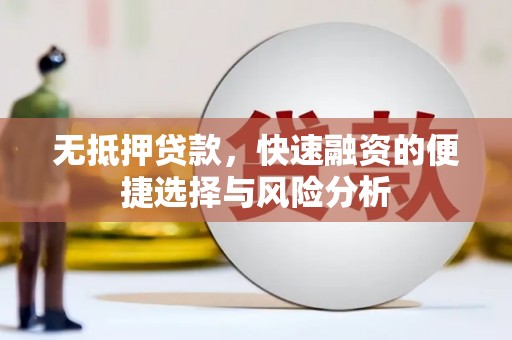 沂南无抵押贷款，快速融资的便捷选择与风险分析