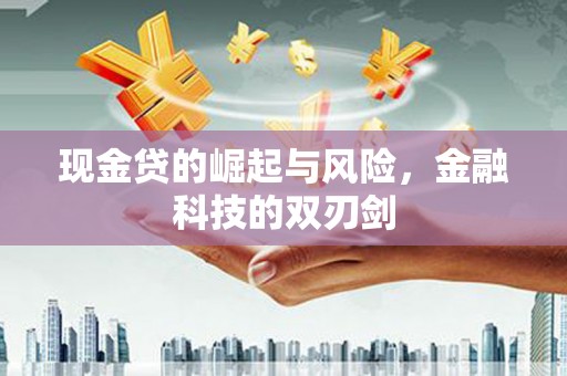沂南现金贷的崛起与风险，金融科技的双刃剑