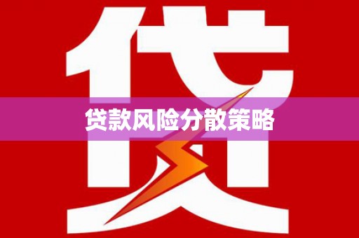 沂南贷款风险分散策略