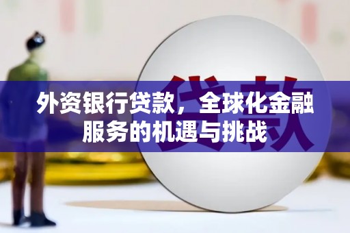 沂南外资银行贷款，全球化金融服务的机遇与挑战
