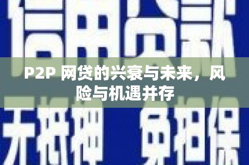 沂南P2P 网贷的兴衰与未来，风险与机遇并存