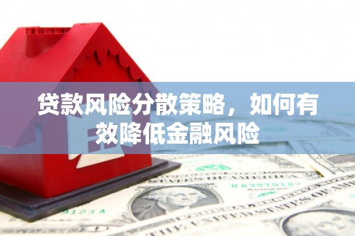 沂南贷款风险分散策略，如何有效降低金融风险