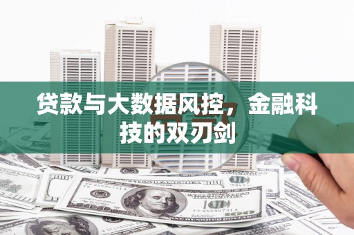 沂南贷款与大数据风控，金融科技的双刃剑