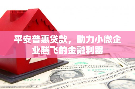 沂南平安普惠贷款，助力小微企业腾飞的金融利器
