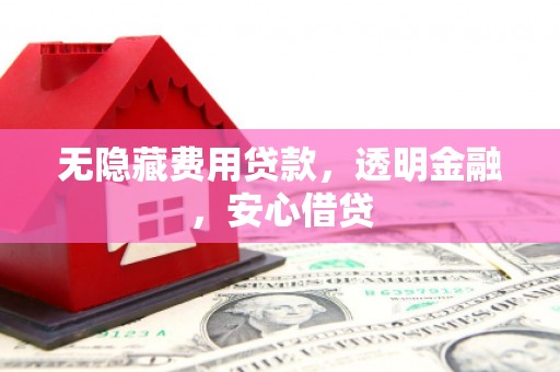 沂南无隐藏费用贷款，透明金融，安心借贷