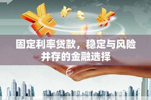 沂南固定利率贷款，稳定与风险并存的金融选择