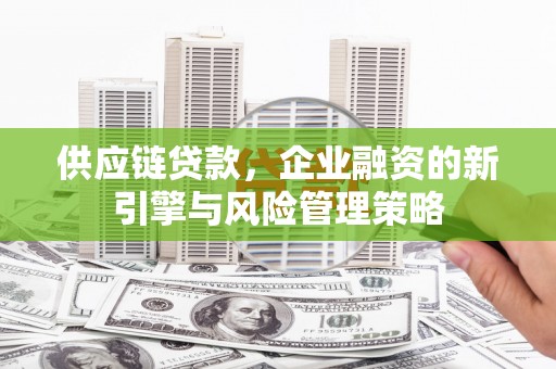 沂南供应链贷款，企业融资的新引擎与风险管理策略