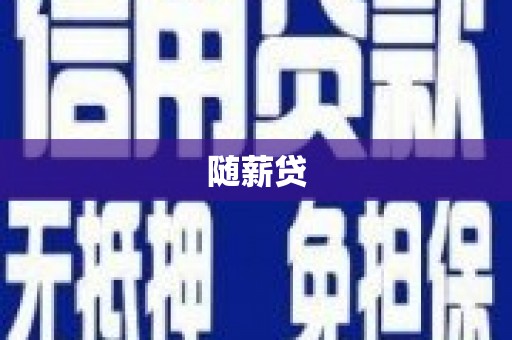 沂南随薪贷