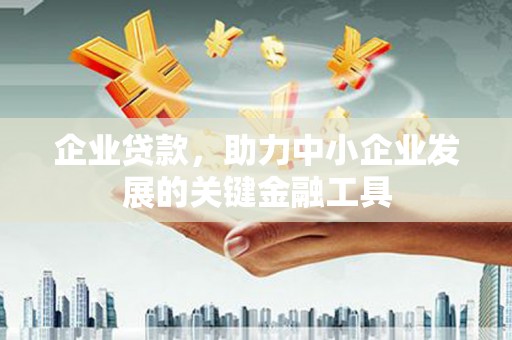 沂南企业贷款，助力中小企业发展的关键金融工具