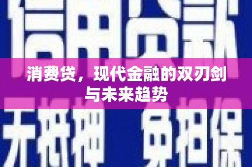 沂南消费贷，现代金融的双刃剑与未来趋势