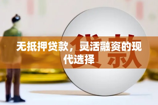 沂南无抵押贷款，灵活融资的现代选择
