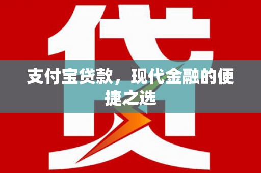 沂南支付宝贷款，现代金融的便捷之选