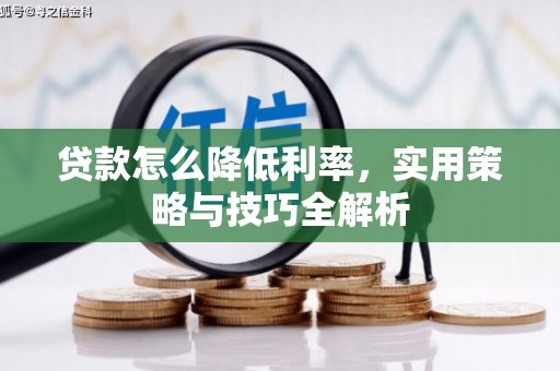 沂南贷款怎么降低利率，实用策略与技巧全解析
