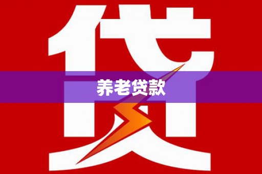 沂南养老贷款