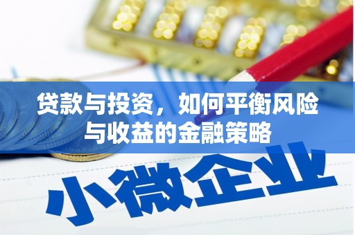 沂南贷款与投资，如何平衡风险与收益的金融策略