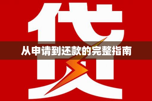 沂南从申请到还款的完整指南