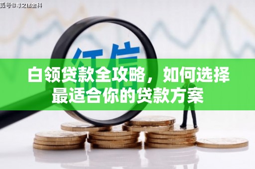 沂南白领贷款全攻略，如何选择最适合你的贷款方案